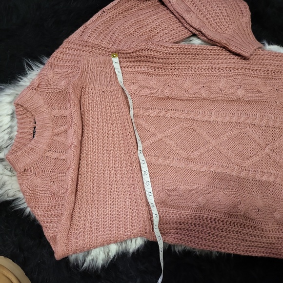 WOMENS BRAVE SOUL PINK SWEATER SIZE 6 - Picture 3 of 7